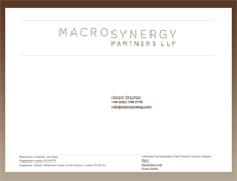 Tablet Screenshot of macrosynergy.com